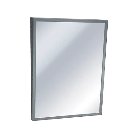 ASI 0535-2430 fixed tilt mirror, stainless steel with satin finish, 24 x 30 inch
