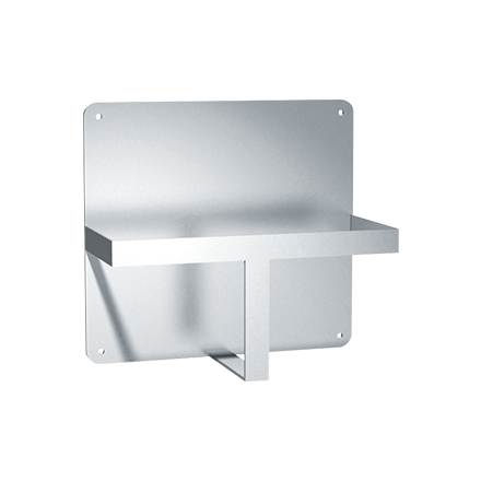 ASI 0557 Bed Pan Holder, Single, Surface Mounted