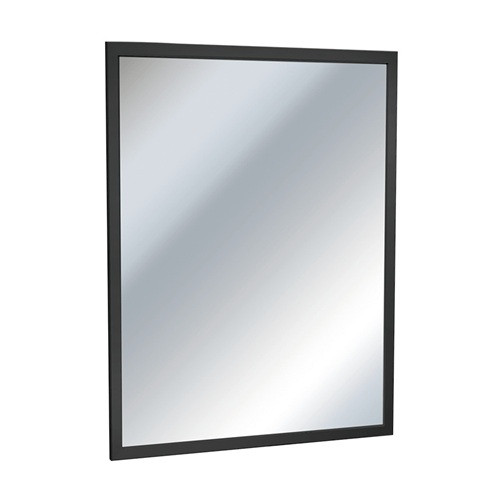 ASI 0600-1836-41 angle frame mirror, matte black, 18 x 36 inch