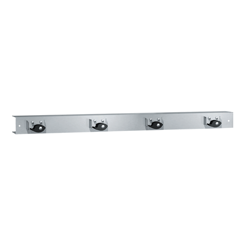 ASI 0796-4 Mop Rack, 4 Holders, Surface Mounted, 36"