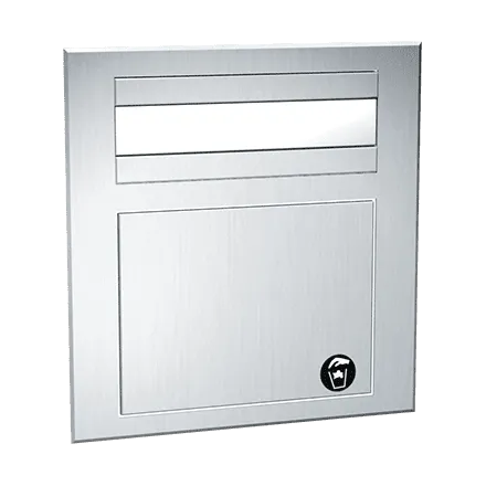 ASI 1001 Traditional Paper Towel Dispenser and Waste Receptacle, Counter Mounted