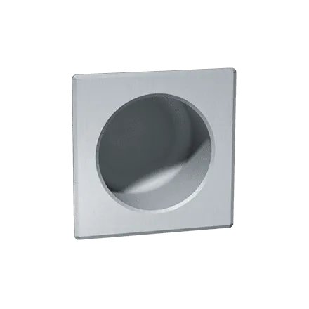 ASI 110-1 Recessed Toilet Tissue Holder, Chase Mount, Square