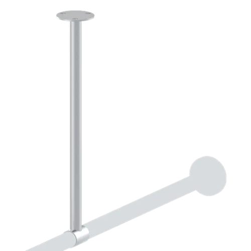 ASI 1204-C18 Ceiling Support, Stainless Steel with Satin Finish, 18"
