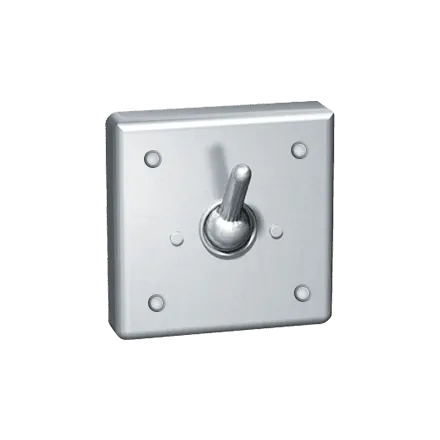 ASI 123 Clothes Hook, Square, Front Mount