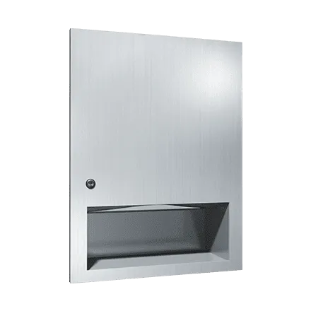 ASI 6457 Simplicity Paper Towel Dispenser, 475 Multi, 350 C-Fold, Recessed