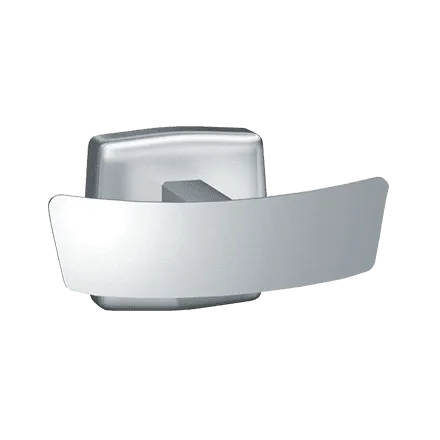 ASI 7345-S Robe Hook, Double, Surface Mounted, Satin Finish