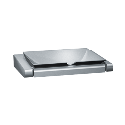 ASI 8091 Ash Tray, Flip-type, Surface Mounted