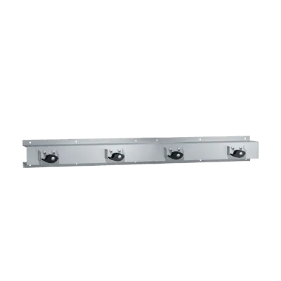 ASI 8215-4 Mop Rack, 4 Holders, Surface Mounted, 36"