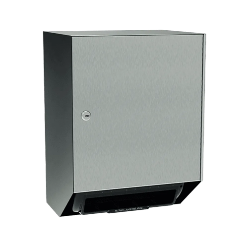 ASI 8523A Traditional Automatic Roll Paper Towel Dispenser, Battery Operated, Surface Mounted