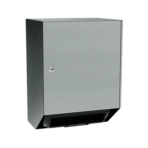 ASI 8523AC Traditional Automatic Roll Paper Towel Dispenser, 110-240VAC, Surface Mounted