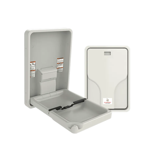 ASI 9015 Baby Changing Station, Vertical, Plastic, Surface Mounted