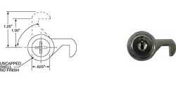 Bobrick B-43944-20 Replacement Lock and Key for Model B-43944