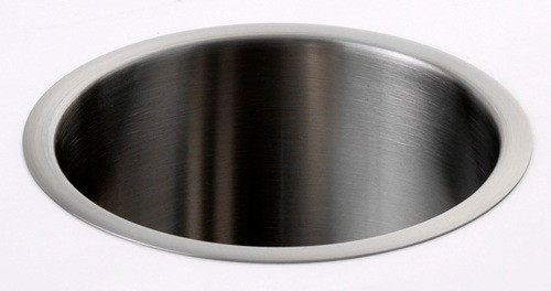 Bobrick B-532 TrimLineSeries Countertop Mounted Circular Waste Chute, Satin Finish Stainless Steel
