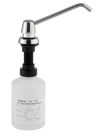 Bobrick B-82216 Lavatory-Mounted Soap Dispenser