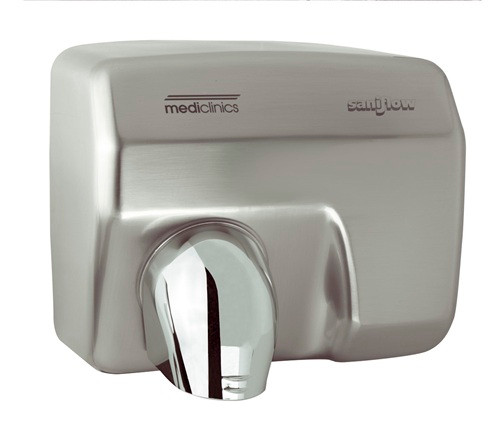 E88ACS SANIFLOW HAND DRYER, Automatic, Brushed Satin plated cover, 110-120V