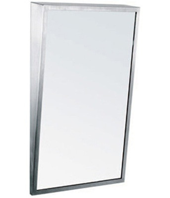 Gamco FT-18 X 36 Fixed Position Tilt Restroom Mirror, 18 W x 36 H