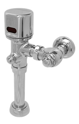 Hydrotek HB8-128DF  Automatic Battery Operated Flush Valve, 1.28 / 1.0 GPF, Dual Flush Closet, 1" Stop and 1-1/2" Top Spud, ADA Compliant