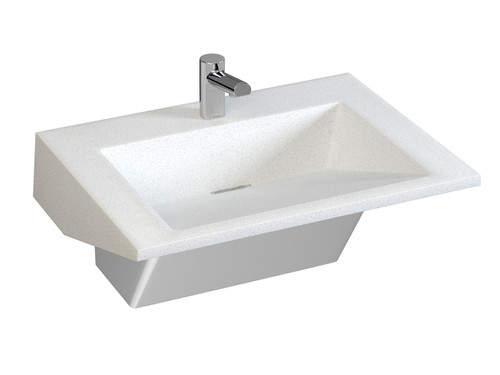 Bradley LVRD1 Verge Lavatory/Sink System, 1-Station