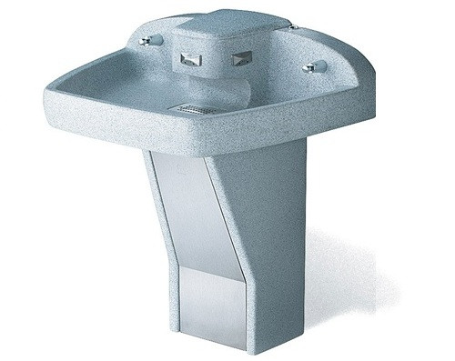 Bradley MF2933 Multi-Fount Washfountain, Tri-Fount, Terreon