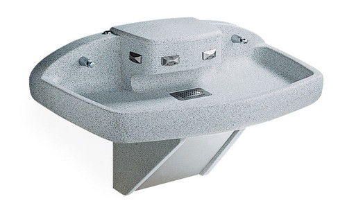 Bradley MF2949 Multi-Fount Washfountain, Quadra-Fount, Wall-Mounted, Terreon