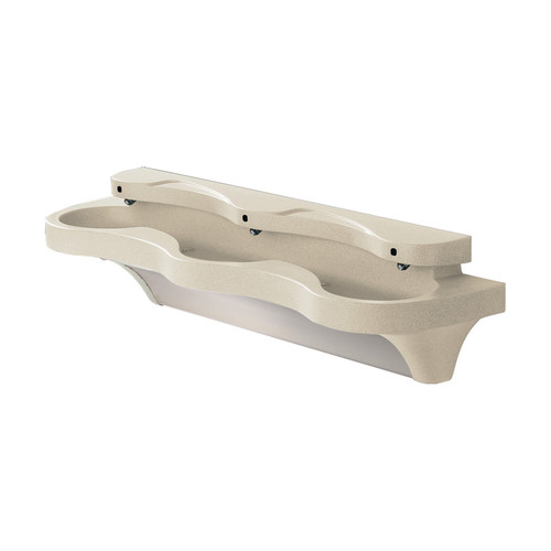 Bradley MG-3 Express Lavatory/Sink System, Triple Sink Station