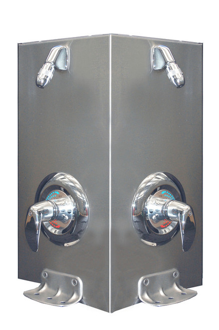 Bradley WS-2W Econo Wall Shower 2 Person