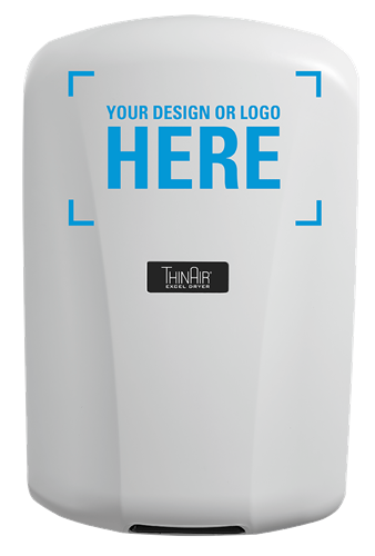 Excel Dryer TA-SI ThinAir ADA Compliant Hand Dryer, Custom Cover