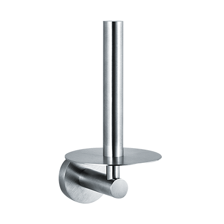 ASI 7316 Toilet Tissue Spare Holder, Vertical, Surface Mounted, Satin Stainless Steel