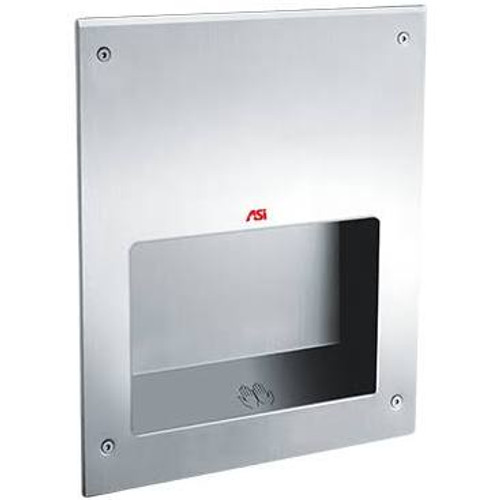 ASI 645210A-6 Simplicity Collection Automatic Roll Paper Towel Dispenser, Semi-Recessed, Stainless Steel with Satin Finish