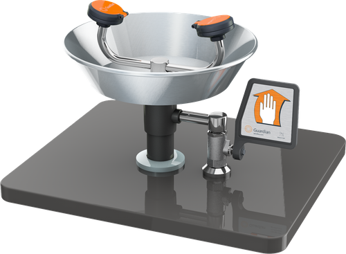 Guardian G1755 Deck Mounted Eye/Face Wash Stainless Steel Bowl