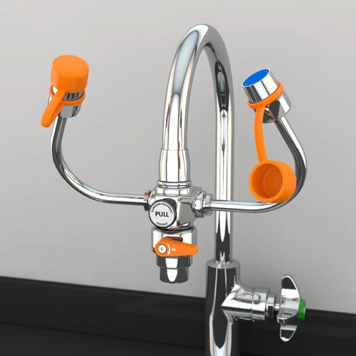 Guardian G1201 Faucet-Mounted EyeSafe-X™ Eyewash with Control Valve