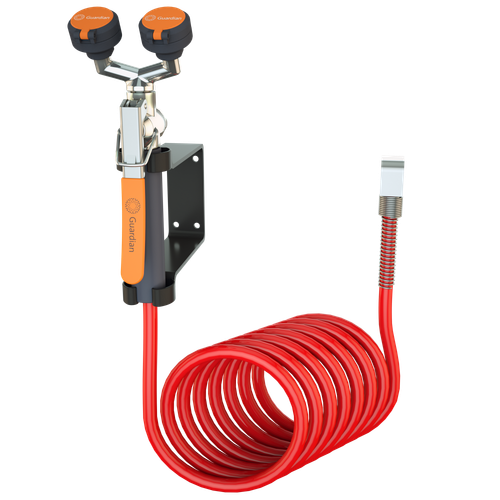 Guardian G5046 Eyewash/Drench Hose Unit Wall Mounted 12' Coiled Hose
