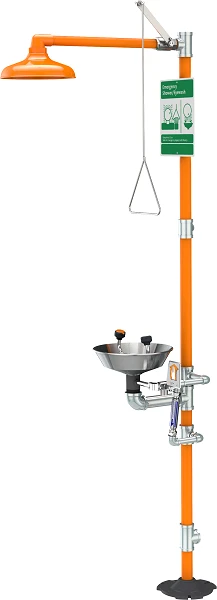 Guardian G1941 Safety Station with Eyewash and Freeze Protection Valve
