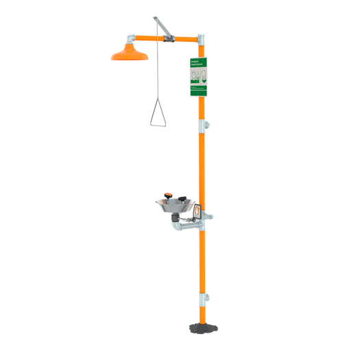 Guardian G1950 Safety Station with Eye/Face Wash, Stainless Steel Bowl