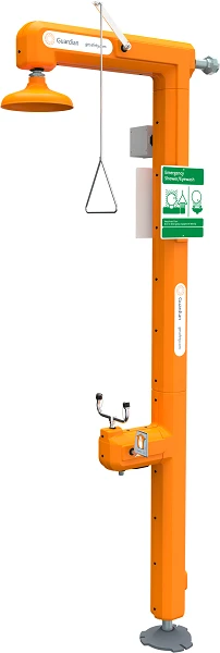Guardian GFR3100 Heated Safety Station with Eyewash, Top Inlet, Class I, Division 2