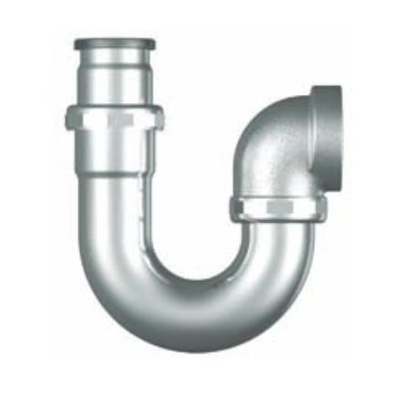 Guardian AP250-017 Cast Brass Trap with Tailpiece, 1-1/4" NPT Male Inlet