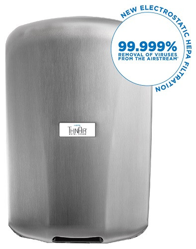  TA-SBH Excel Dryer TA-SBH ThinAir ADA Compliant Hand Dryer with HEPA Filter, Brushed Stainless Steel