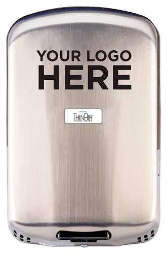  TA-SB-SIH Excel Dryer TA-SB-SIH ThinAir ADA Compliant Hand Dryer with HEPA Filter, Brushed Stainless Steel, Custom Cover