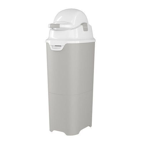 Foundations 9612057 Tall Diaper Pail, 33 inch, Gray