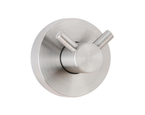 Bobrick B-549 Cubicle Collection, Double Coat Hook, Surface Mounted, Satin Finish