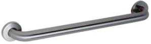 Gamco 150CX48T Straight Grab Bar with Concealed Flange and Non-Slip Safety Grip, 1-1/2 Inch Diameter, Stainless Steel with Satin Finish, 48 Inch