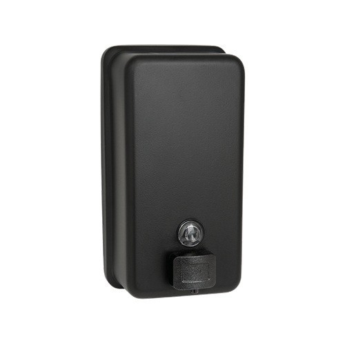 ASI 0347-41 Vertical Liquid Soap Dispenser, 40 oz, Surface Mounted, Matte Black