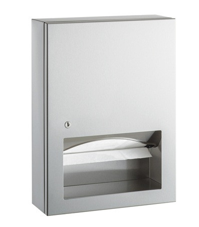 Bobrick B-359039 TrimLineSeries Paper Towel Dispenser, Surface Mounted, Satin Finish