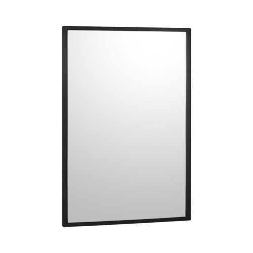 Bobrick B-290 2430.MBLK Welded Framed Mirror, Matte Black, 24 W x 30 H