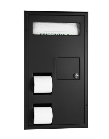 Bobrick B-3579.MBLK ClassicSeries Surface Mounted Toilet Tissue
