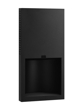 Bobrick B-3725.MBLK 230V ADA Recessed Automatic Hand Dryer, ADA Compliant, QuietDry Series, Matte Black, 230V