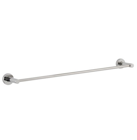 Bobrick B-5456x18 Cubicle Collection, Towel Bar, Surface Mounted, Stainless Steel, Bright Polished, 18" Length