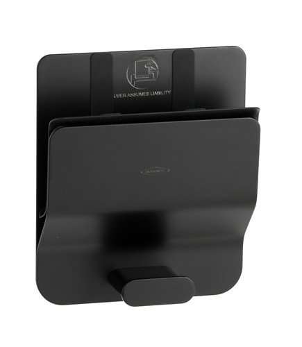 Bobrick B-635.MBLK Klutch Mobile Device Holder, Surface Mounted, Matte Black