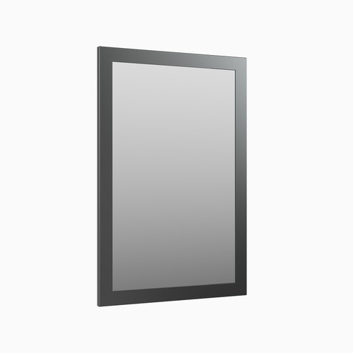 Sloan MF Wide Frame-24x36-GR Wall Hung Mirror Graphite