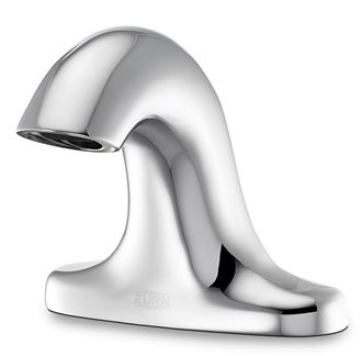 Zurn ZG6955-E-TMV-1 Serio Series Sensor Faucet with Gear-driven Ceramic Cartridge, Hydropower, 4 inch Base, 1.5 GPM Aerator, Thermostatic Mixing Valve for Single Faucets